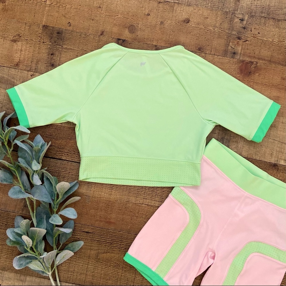 FABLETICS Pastel Green Crop Top - Picture 8 of 11